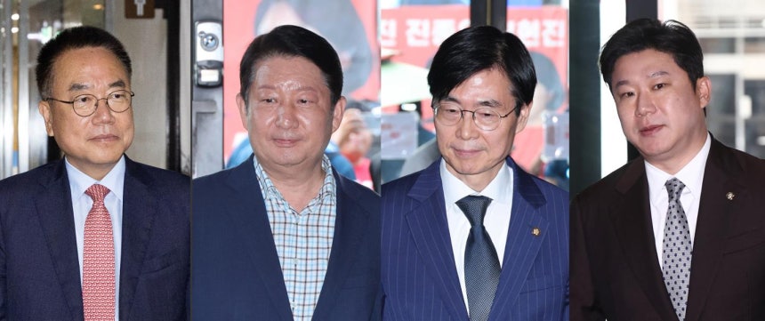 국민의힘 중앙윤리위원회가 20일 서울 여의도 중앙당사에서 전체회의를 열고 현역 의원 4인에 대한 징계안을 심의했다. 6선의 조경태 의원에게 당원권 정지 2년 6개월 징계 처분을 내렸고 진종오·권영진·서범수 의원에 대
