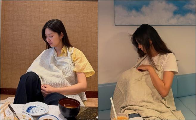 <b>최유화</b>, <b>공공장소</b>서도 <b>모유수유</b> "엄마들 화이팅"