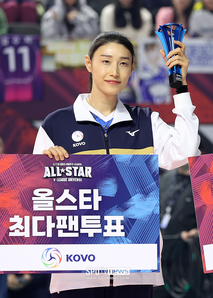 [포토S] <b>김연경</b>, <b>올스타</b> 팬투표 1위!