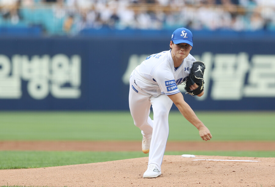 구자욱 결승포→<b>레예스</b> 7⅔이닝 무실점→이재현 슈퍼맨 캐치…삼성, 키...