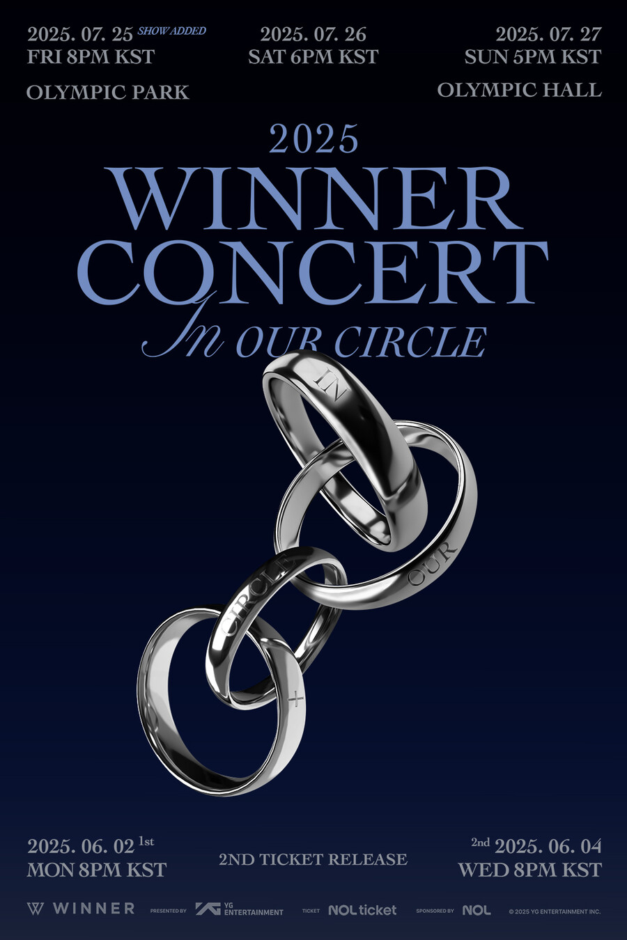 <b>위너</b>, 3년 3개월 만의 <b>콘서트</b> 전석 <b>매진</b>…추가 회차 오픈[공식]