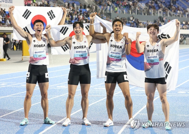 금빛쾌거, 한국 <b>육상 남자</b> 400ｍ 하계U대회 <b>우승</b>!