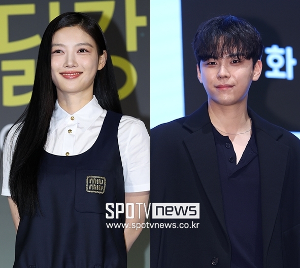 <b>김유정</b>-김도훈, <b>열애설</b> 초고속 <b>부인</b> "나트랑 단둘이 간 것 아냐"[공식]