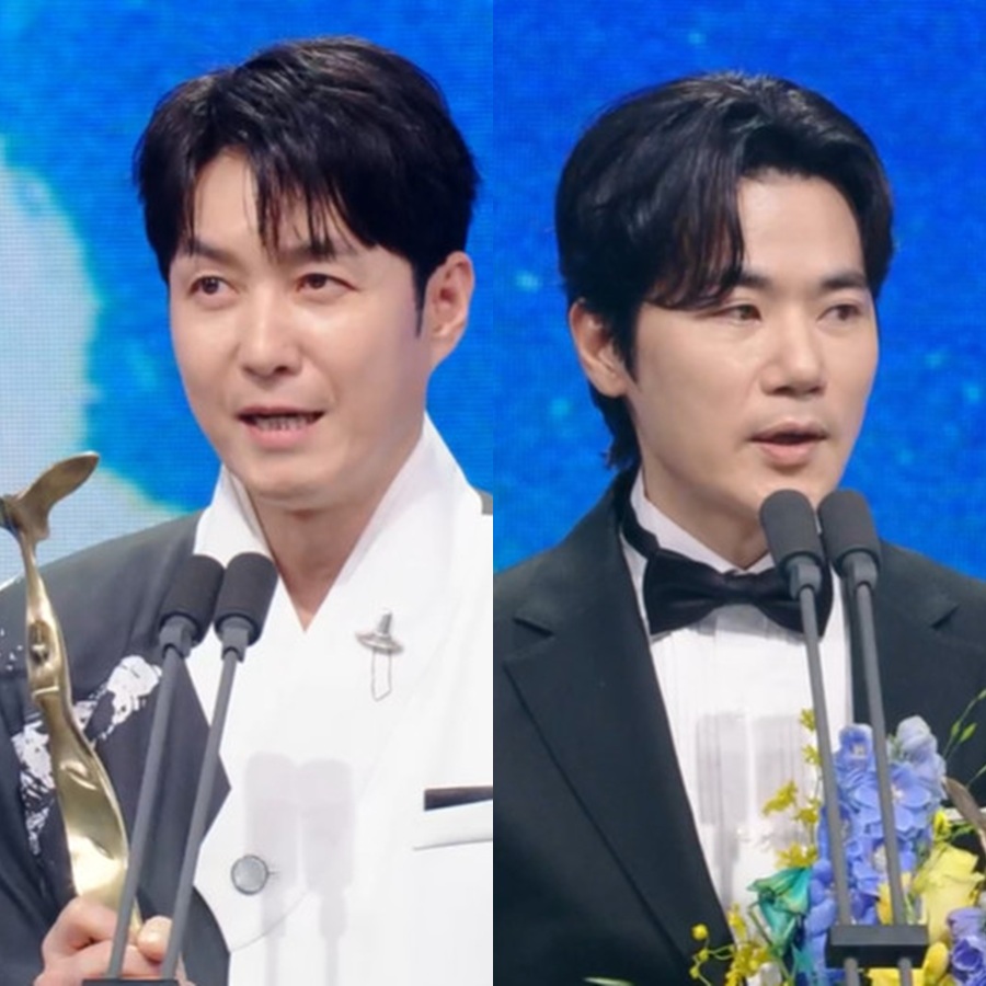 <b>심형탁</b>&하루·김강우, <b>신인상 수상</b>에 '아내' 언급 "와이프 덕분"('KBS연...