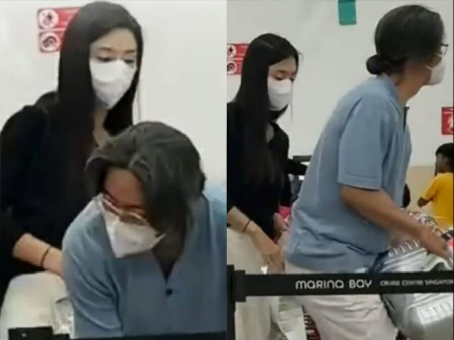 "여전히 잘생겼다" <b>백발</b>의 <b>배용준</b>, 박수진과 근황 '연일 화제'…디즈...