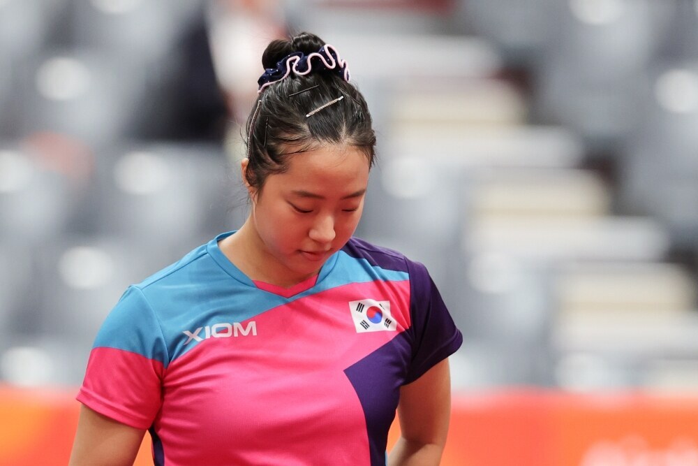 '삐약이' 잘 싸웠는데…'세계랭킹 1위' <b>임종훈-신유빈</b> 중국에 <b>역전패</b>→...