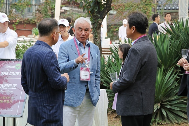제70회 장호 홍종문배 전야제에 참석한 주원홍 대한테니스협회장
