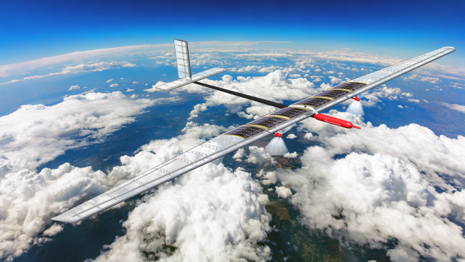 한국 성층권 태양광 드론(EAV-4) 개념도.우주청 제공