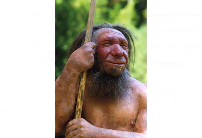 네안데르탈인 모습을 복원한 모습.네안데르탈인 박물관 제공