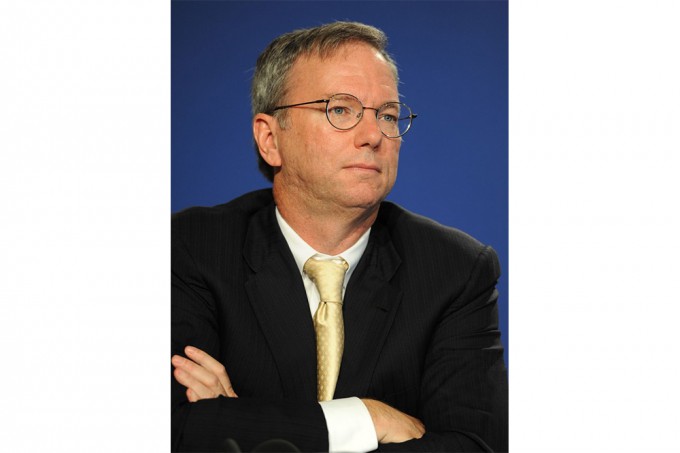 에릭 슈미트 전 구글 CEO.위키미디어 제공