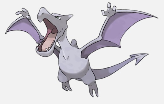 特別戦の科学責任者であるアルザンマンキュレーターは代表的な事例としてポケモンプテラ（英文名「Aerodactyl」）を挙げた。ポケモンドットコム提供