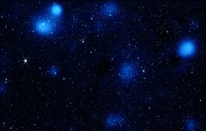 허블 우주망원경으로 관측한 암흑물질.NASA/STScI/A.Pagan 제공
