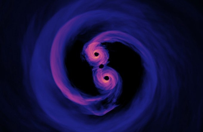 은하 중심에 초대질량 블랙홀 2개 발견…첫 직접 증거 포착 관련 대표 이미지