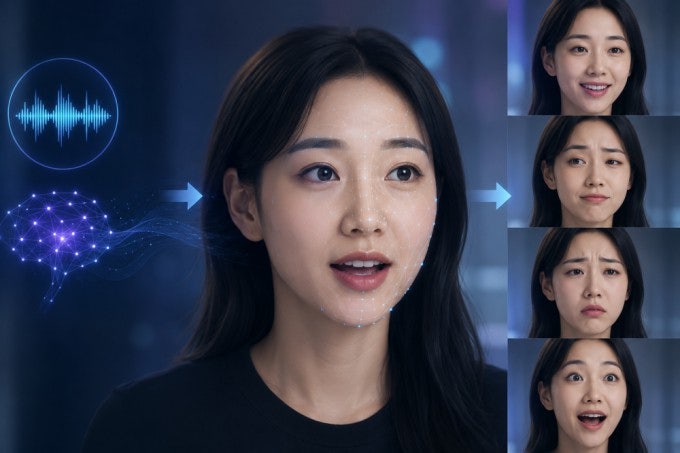 "비꼬는 얼굴도 구현"…목소리 속 감정 반영해 AI가 표정 생성
