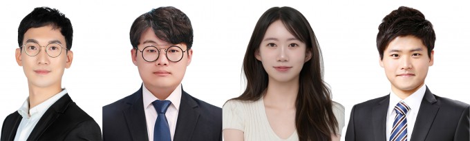 왼쪽부터 삼성종합기술원 임용철 박사, 하윤후 박사, 이영민 연구원, GIST 중앙기기연구소 첨단분석센터 조용륜 박사. GIST 제공