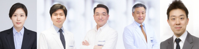 왼쪽부터 이지영 서울대병원 영상의학과 교수, 김시현 임상유전체의학과 교수, 나권중 심장혈관흉부외과 교수, 구진모 영상의학과교수, 윤순호 내셔널주이시헬스 영상의학과 교수. 서울대병원 제공