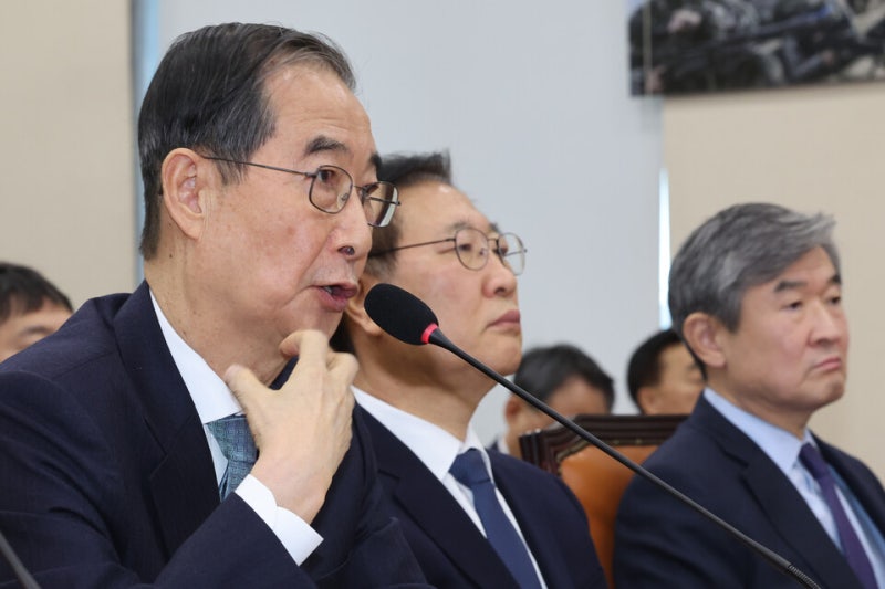 <b>한덕수</b> <b>총리</b> "12·3 비상계엄은 잘못…국민께 죄송"