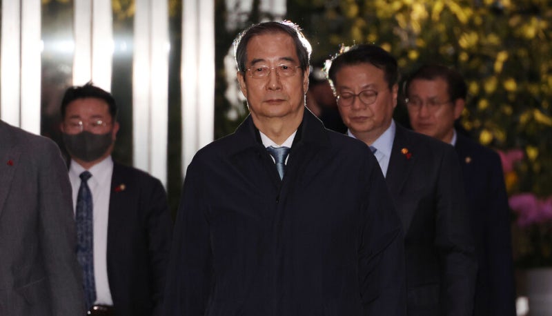 <b>검찰</b>, <b>한덕수</b> 국무<b>총리</b> 피의자 소환 <b>조사</b>