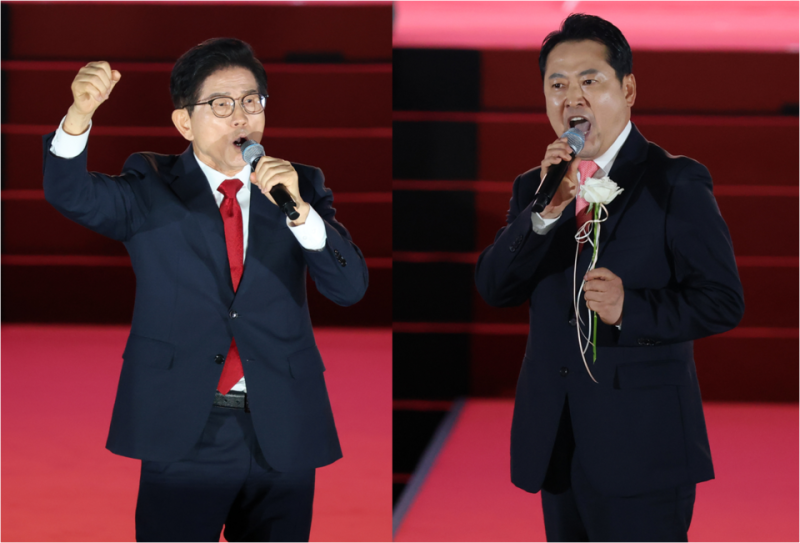 <b>국민의힘</b>, '김앤장' <b>당대표</b> 양자대결 확정…'찬탄' 안철수·조경태 고배