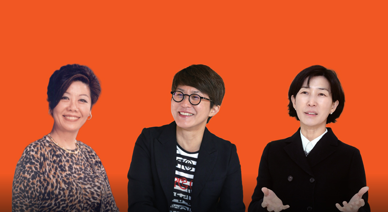 이화경 오리온 부회장, 김선정 아트센터선재 예술감독, 김정수 삼양식품 부회장 ⓒ시사저널 사진 자료·뉴스뱅크