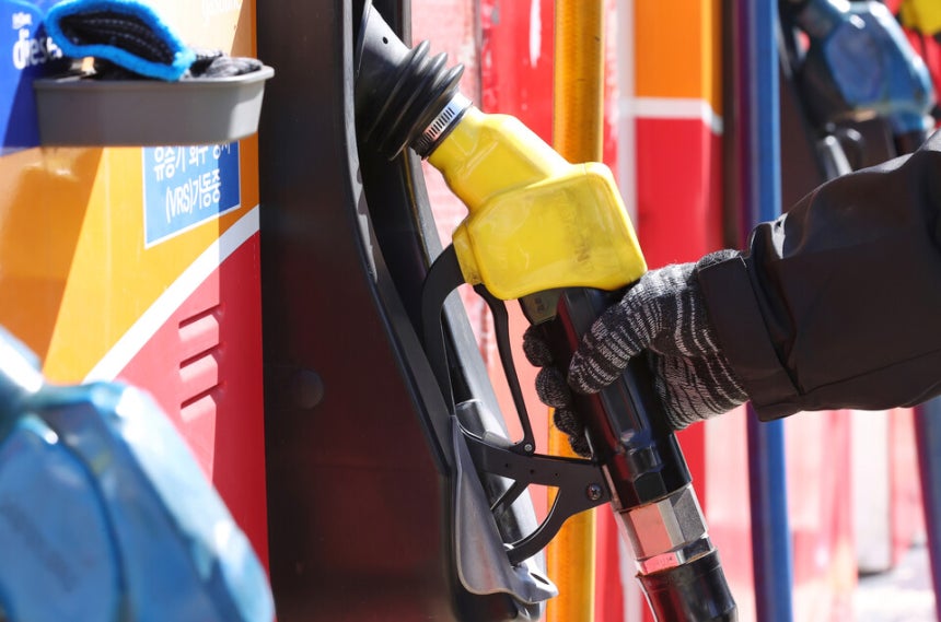 서울 시내의 한 주유소의 모습 ⓒ연합뉴스