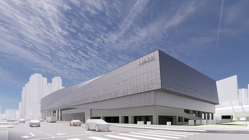 벡스코 제3 전시장 투시도 ⓒ벡스코 제공