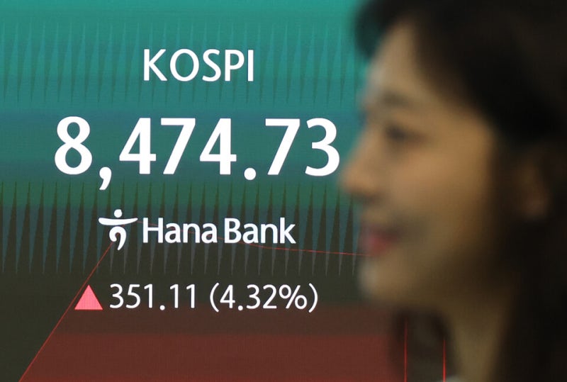 "드디어 종전"…불기둥 쏜 코스피, 8500선 터치