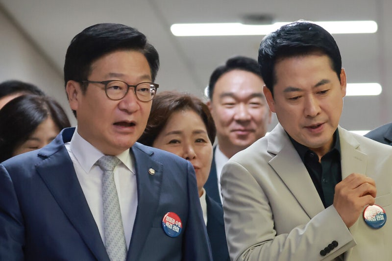 당 수습 나선 '투톱' 정점식, 진종오 등 친한계와 오찬…"단합 강조"