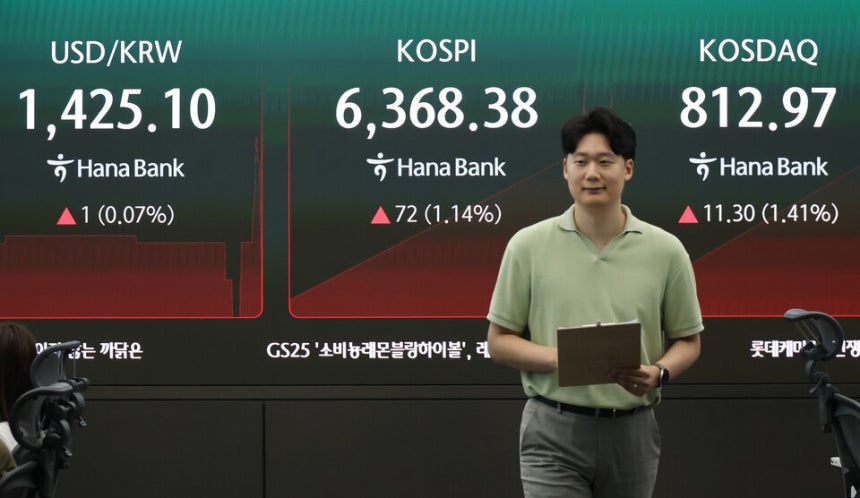 외인 매도에 코스피 6200선 후퇴…삼전 버티고 하닉 급락