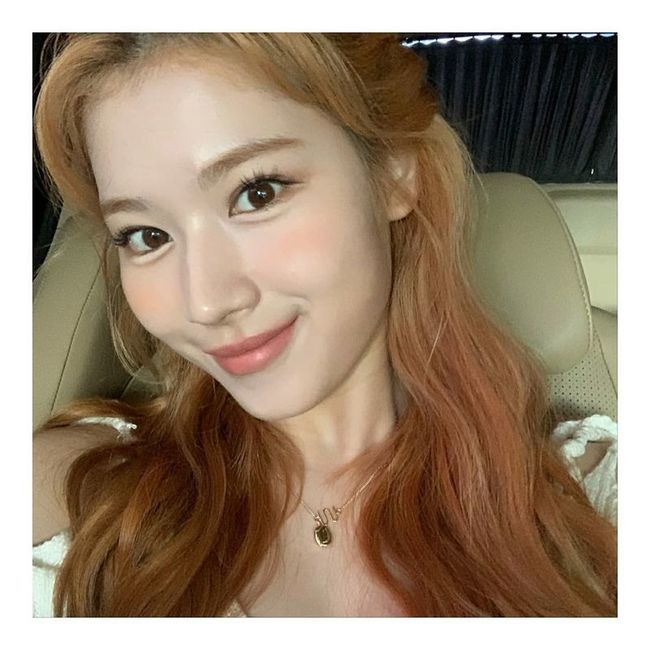 트와이스 사나, 미모 초과 근무 중 ‘사나 없이 사나마나’ [SNS★컷]