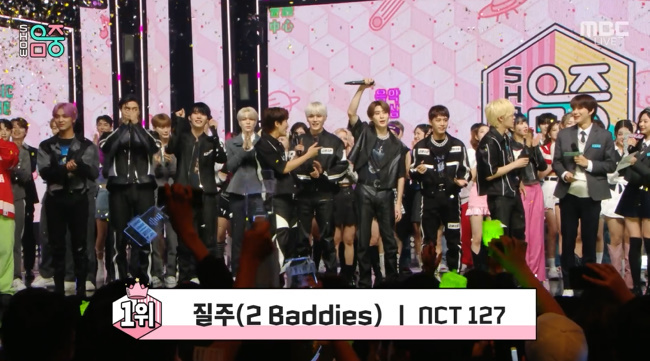 ‘<b>음중</b>’ <b>NCT 127</b> <b>1위</b> “시즈니 고마워”‥엑소 시우민 솔로→크래비티...