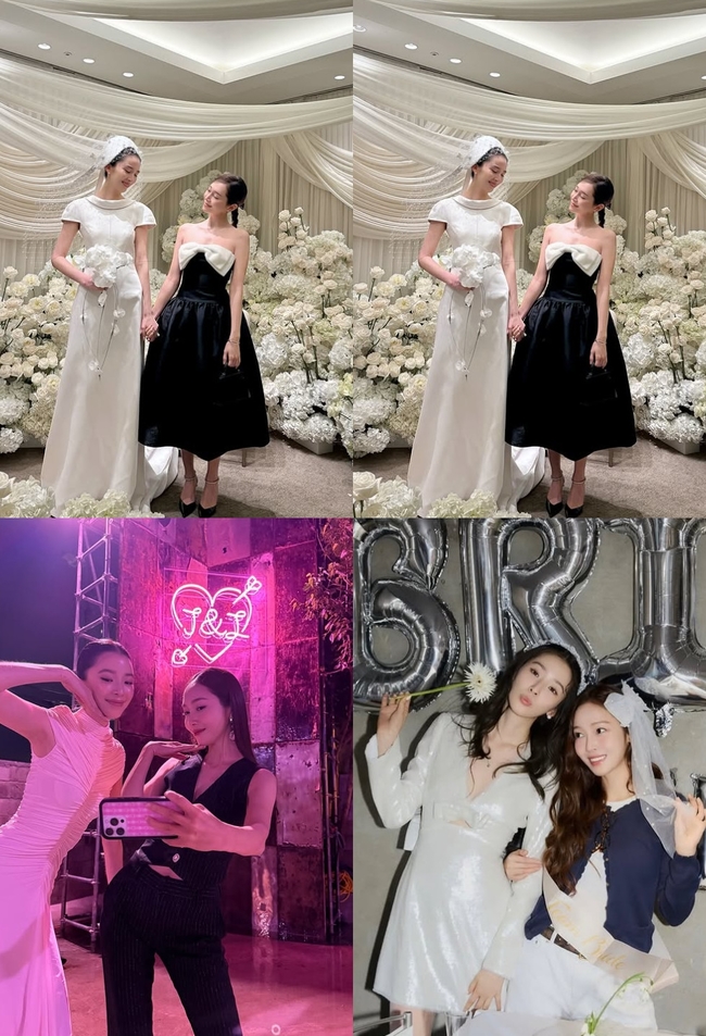 <b>제시카</b>, 절친 <b>아이린</b>사업가 <b>결혼</b>식 인증샷 “눈물 참았다”