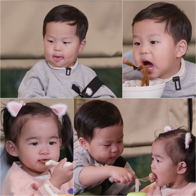 ‘슈돌’ 김준호 子 <b>정우</b>, 김윤지 女 <b>엘라</b> 앞 오빠미 발산