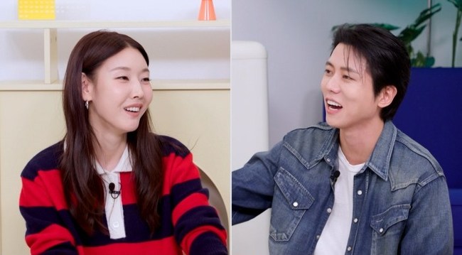 목까지 빨개진 주우재, 3살 연상 <b>한혜진</b>과 묘한 핑크빛(옥문아)