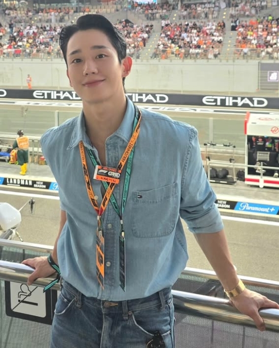 아부다비 F1 그랑프리에 방문한 존멋 해인님