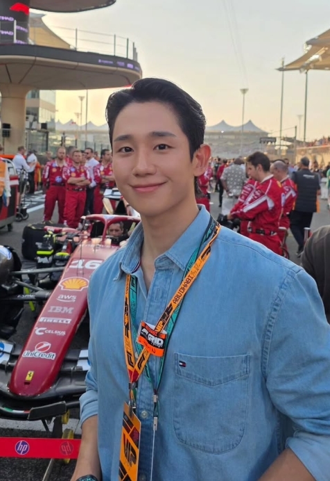 아부다비 F1 그랑프리에 방문한 존멋 해인님