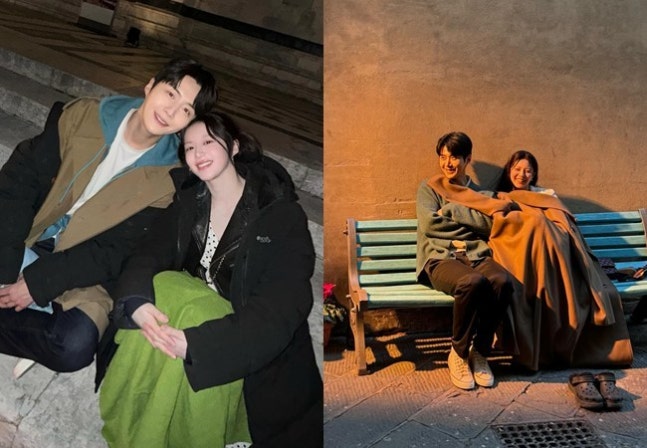 고윤정, 10살 연상 김선호에 설��다더니‥실제 연인 같은 투샷