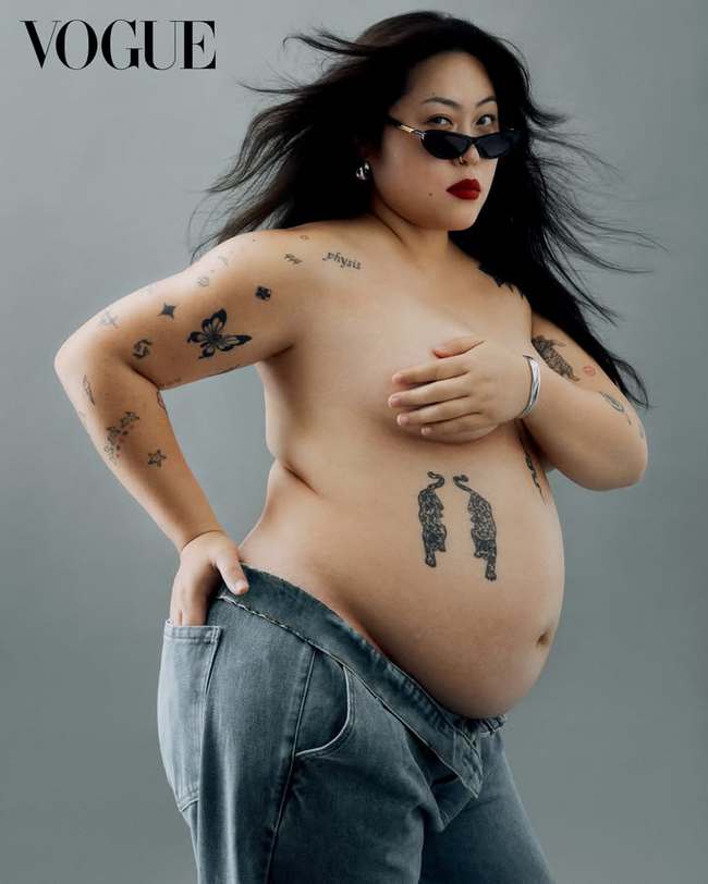 “106kg 몸무게 세 자리 <b>만삭</b> 임산부 <b>화보</b>”…‘명예영국인’ <b>백진경</b>, 과...