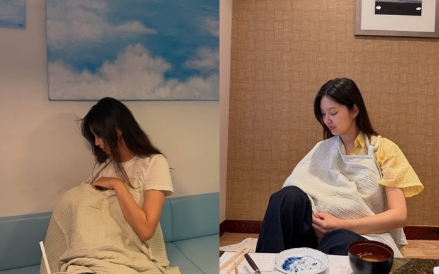 엄마 된 <b>최유화</b>, 카페→식당서 거침없는 <b>모유수유</b> “나 자신 수고 많아...