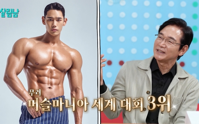 화장품 CEO된 <b>정보석</b>, 미남 유전자 <b>아들</b>도 사업 중 “<b>머슬마니아</b> 3위 출...