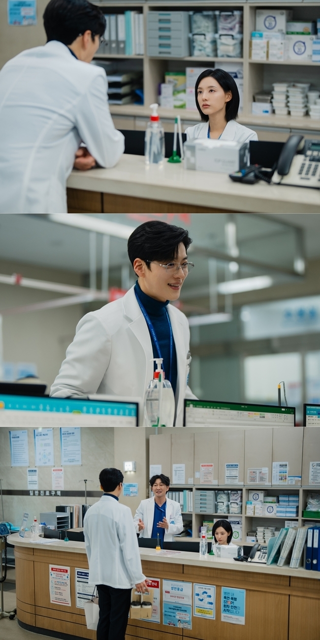 ‘닥터X’ <b>장승조</b>, <b>김지원</b>에 커피·빵 <b>플러팅</b>…진짜 속내 뭘까