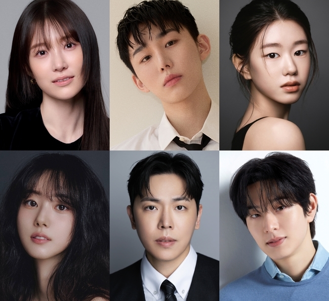 ソ・ジヘ、ソ・ボムジュン、パク・ソイ、パク・セワン、イ・ドンハ、イ・スンリョンのポートレートを並べた画像。