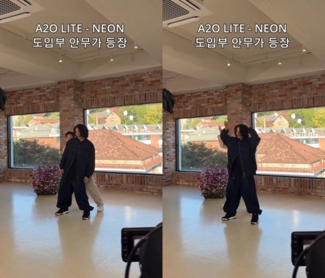tvN「ユ・クイズ ON THE BLOCK」の公式SNS動画に登場し、A2O LITE「NEON」の振付を踊るジェイブラック