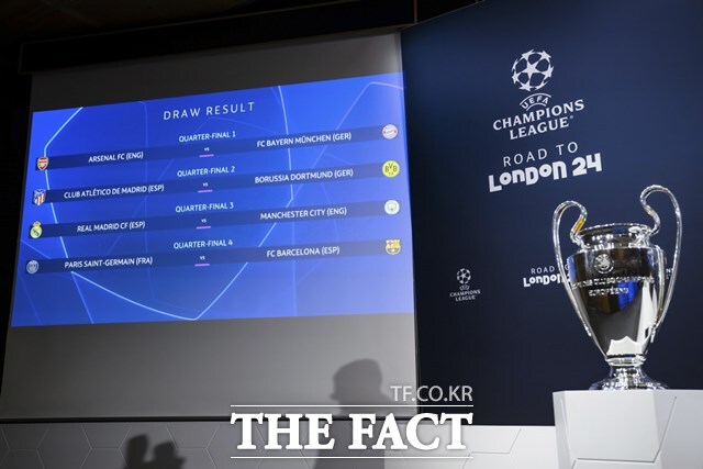 이강인-김민재 UCL <b>8강</b> '코리안 더비' 불발...'빅 이어' 대진 확정