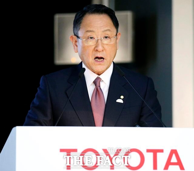 豐田汽車汽車公司（Toyota Motor Automobile）董事長豐田Akio豐田（Toyota Akio Toyota）說“作為豐田集團經理，我真誠地向所有利益相關者（包括消費者）道歉。我真的很抱歉”/ap /newsis