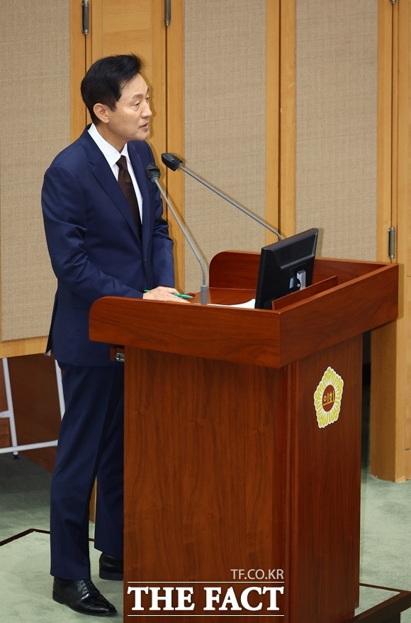 <b>오세훈</b> "이승만<b>기념관</b>, 공과 5대 5로 전시"