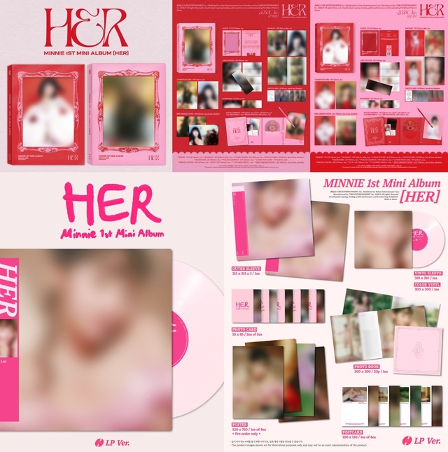 아이들 민니 솔로 앨범 'HER' 예약 판매 시작🩷