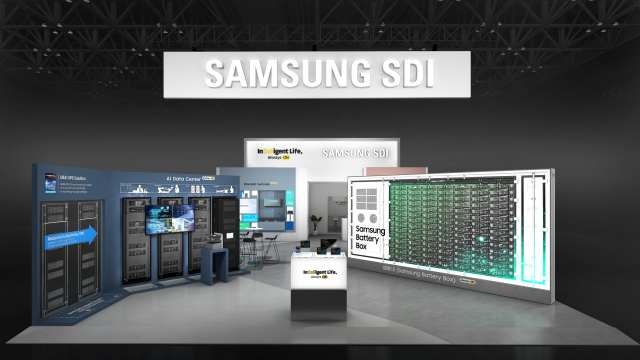 삼성SDI 인터배터리유럽 2025 부스 조감도./삼성SDI