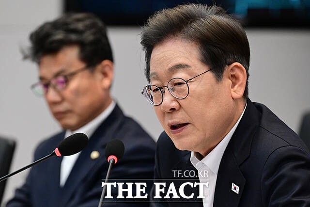 이달 예정된 이재명 더불어민주당 대선 후보의 대장동 사건 공판 일정이 대통령 선거일 이후로 연기됐다./남윤호 기자