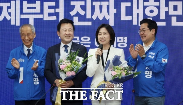 [6·3 대선] '개혁신당 출신' <b>허은아</b>·<b>김용남 민주당 입당</b>…"대선 승리 ...